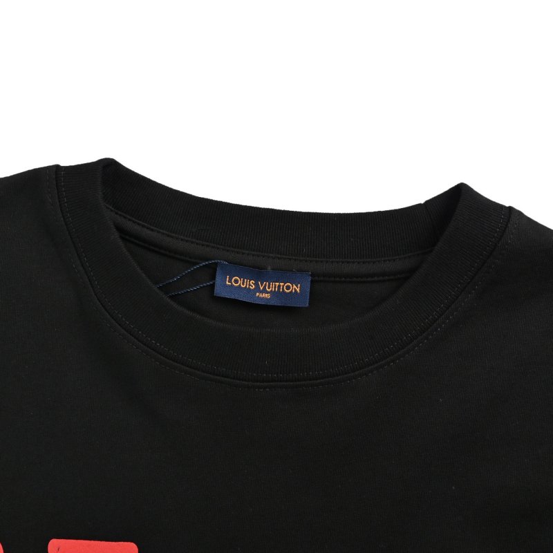 Louis Vuitton Live Very Good Black T-Shirt view