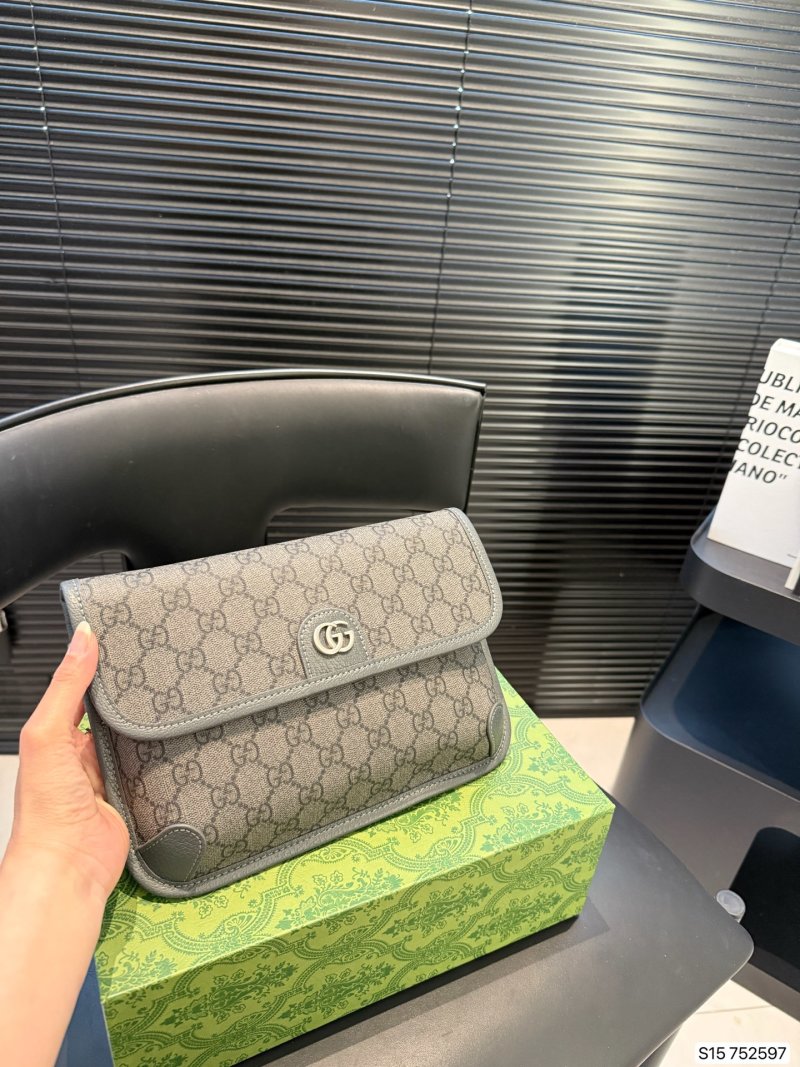 Gucci GG Canvas Chest Bag Beige view