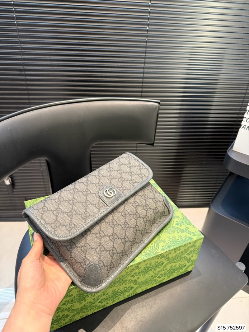 Gucci GG Canvas Chest Bag Beige view