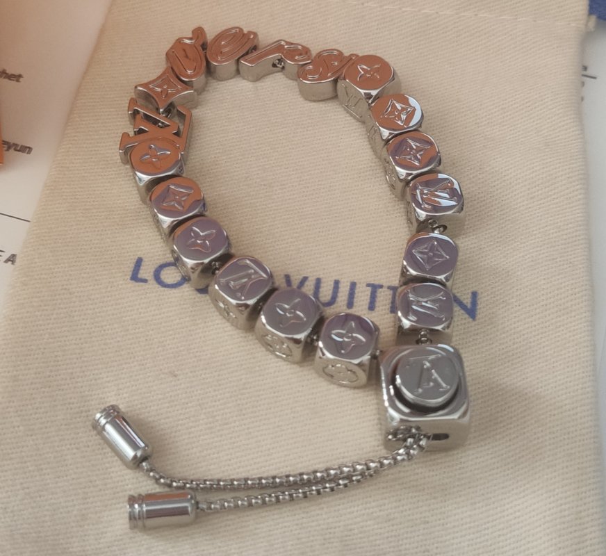 Louis Vuitton Vers Dice Bracelet Silver