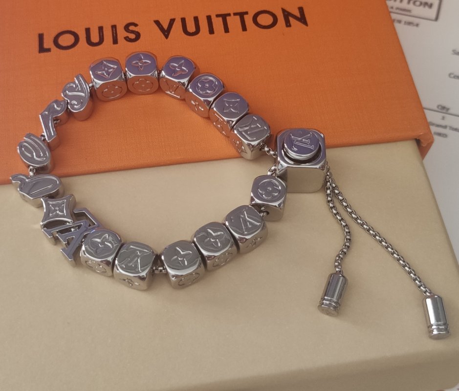Louis Vuitton Vers Dice Bracelet Silver view
