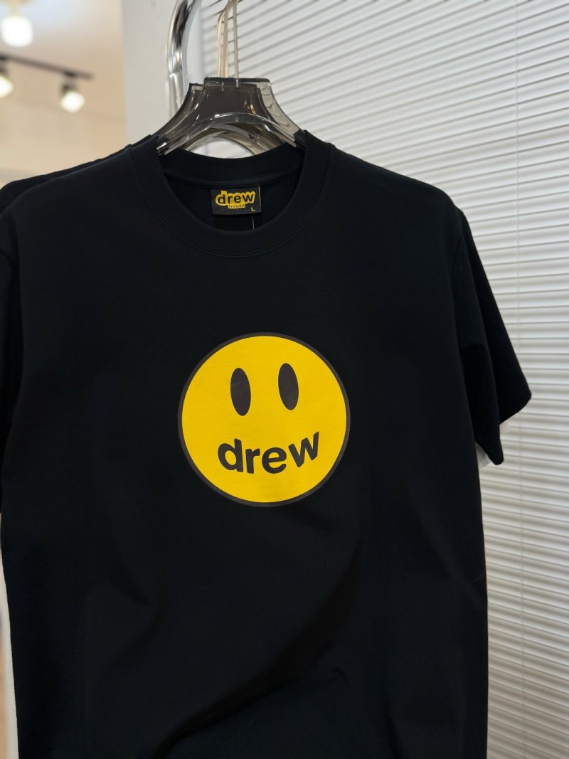 Drew Smiley Face Short Sleeve T-Shirt White view
