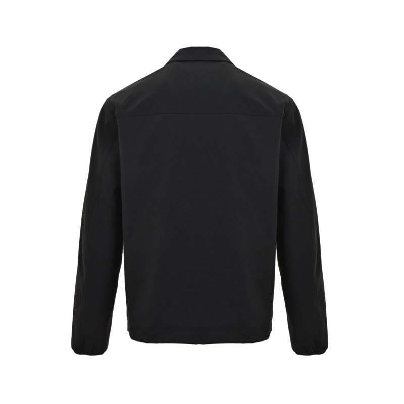 Moncler Arm Logo Collar Lightweight Jacket Black view
