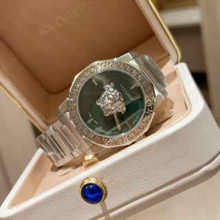 Versace Medusa Quartz Women's Watch 38MM Silver view 2