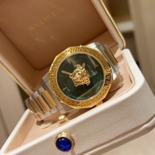 Versace Medusa Quartz Women's Watch 38MM Silver view 6