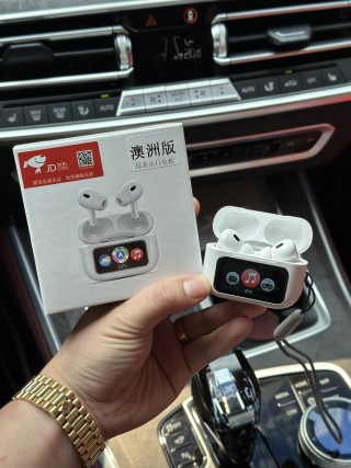 Apple AirPods Pro 3 Display Screen White Earbuds
