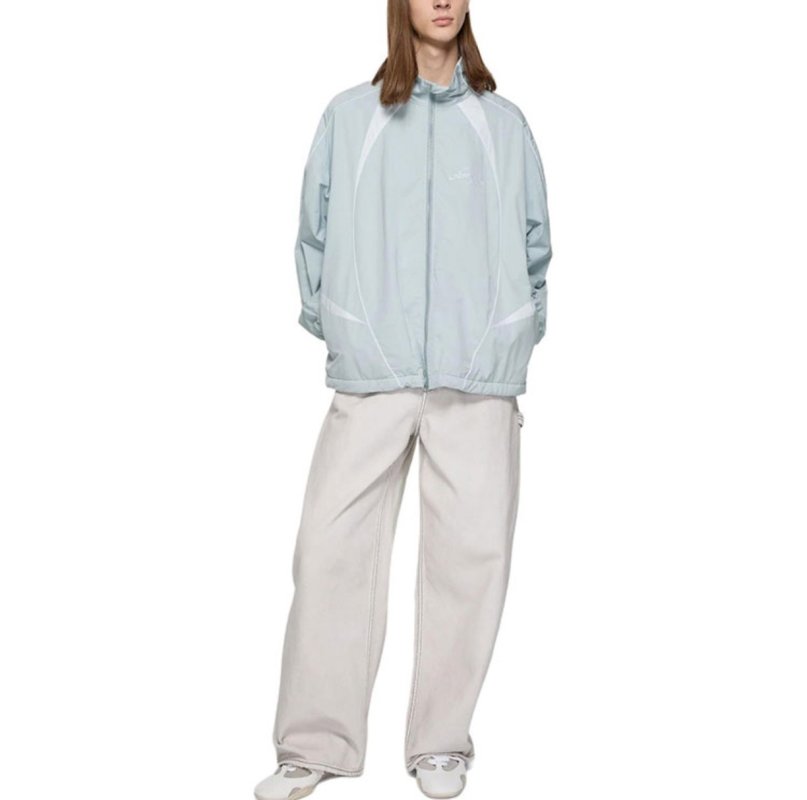 Cream Wide-Leg Jeans with Bow Pocket Embroidery view