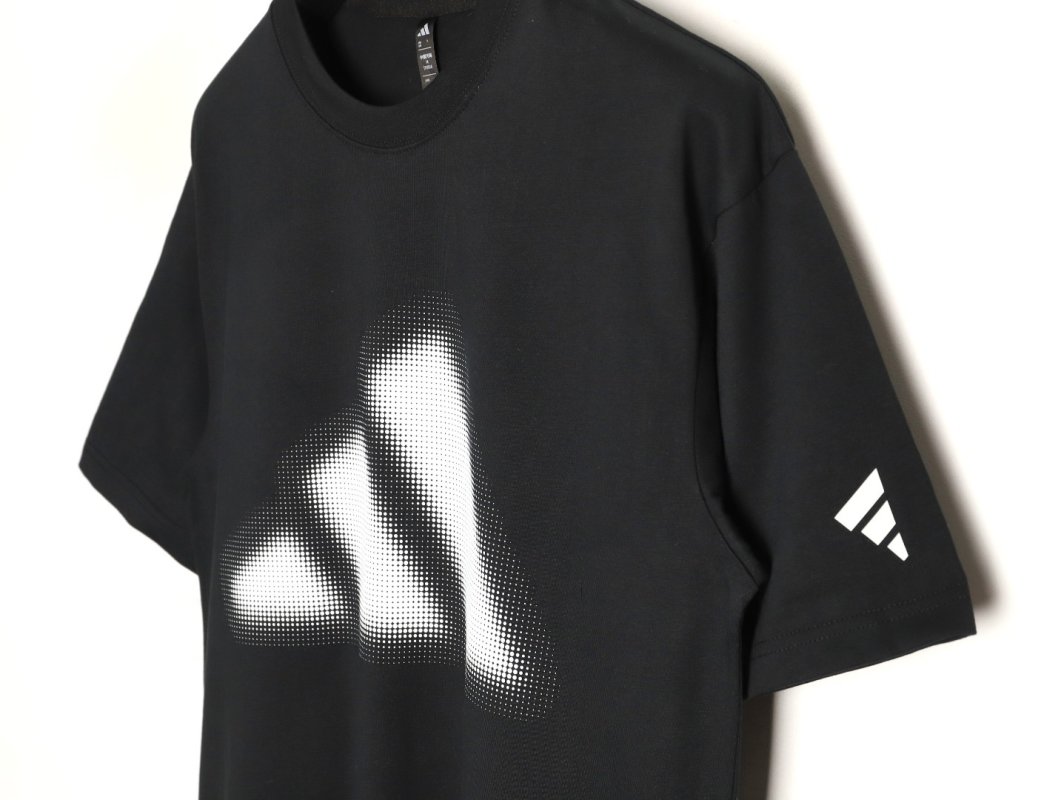 Adidas Logo Black Short Sleeve T-Shirt view