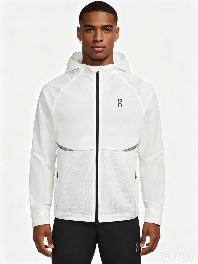 On White Lightweight Running Jacket