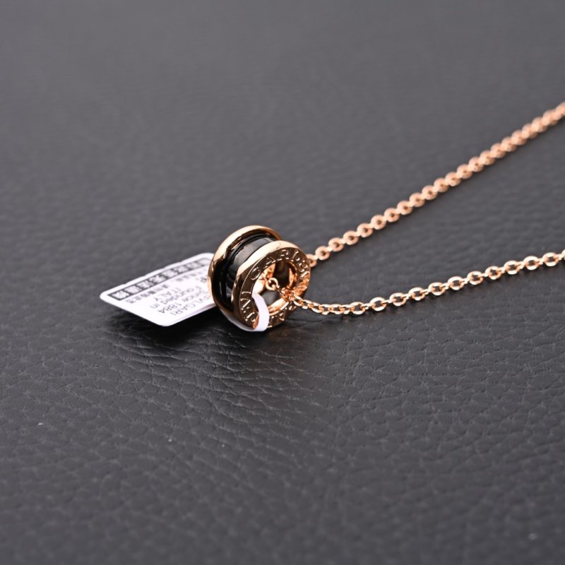 Bulgari Save the Children Charity Pendant Necklace Gold view