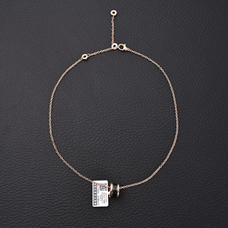 Bulgari Save the Children Charity Pendant Necklace Gold view