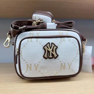 MLB NY Camera Bag Cream & Brown Monogram