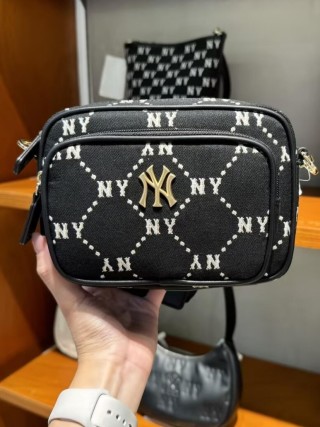 MLB NY Camera Bag Cream & Brown Monogram view 5
