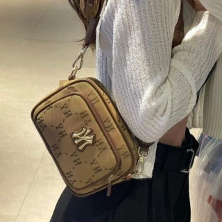 MLB NY Camera Bag Cream & Brown Monogram view 8