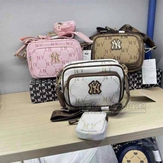 MLB NY Camera Bag Cream & Brown Monogram view 9