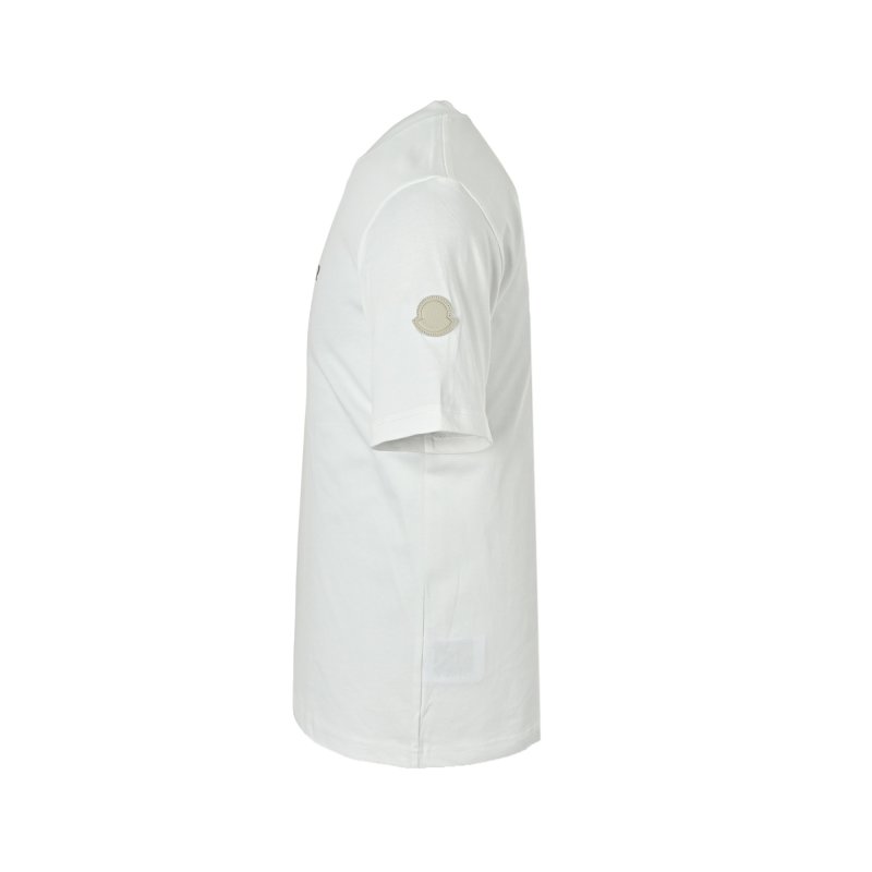Moncler White Logo T-Shirt view