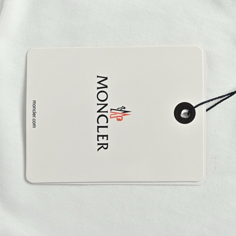 Moncler White Logo T-Shirt view