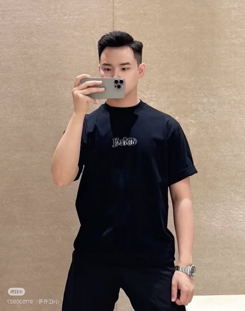 Burberry Black Logo T-Shirt view