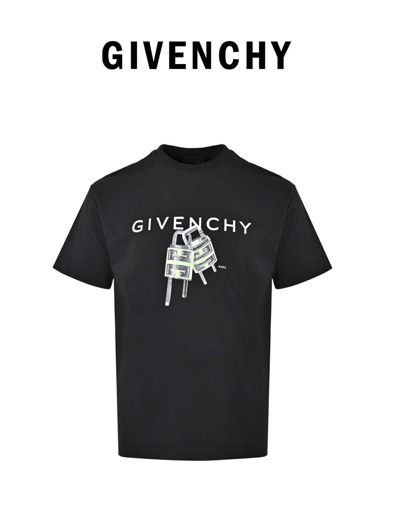 Givenchy Black Logo Graphic T-Shirt view