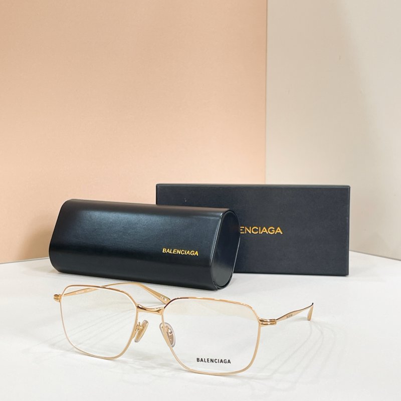 Balenciaga BB04140 Square Metal Frame Optical Glasses view