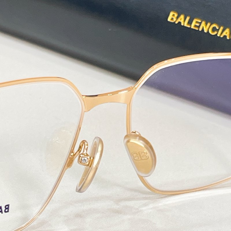 Balenciaga BB04140 Square Metal Frame Optical Glasses view