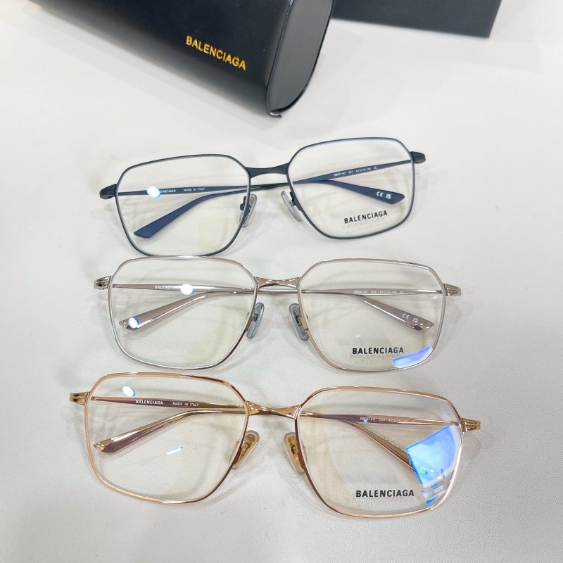 Balenciaga BB04140 Square Metal Frame Optical Glasses view