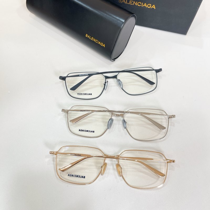 Balenciaga BB04140 Square Metal Frame Optical Glasses view