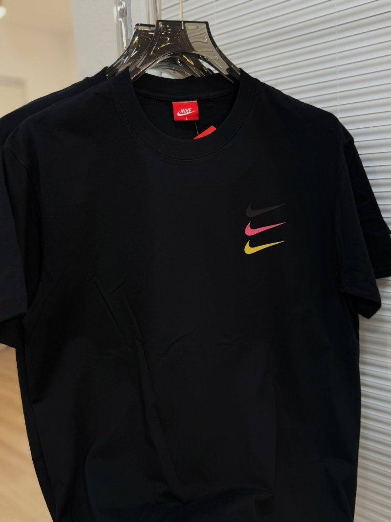 Nike Multi-Logo Black Short Sleeve T-Shirt