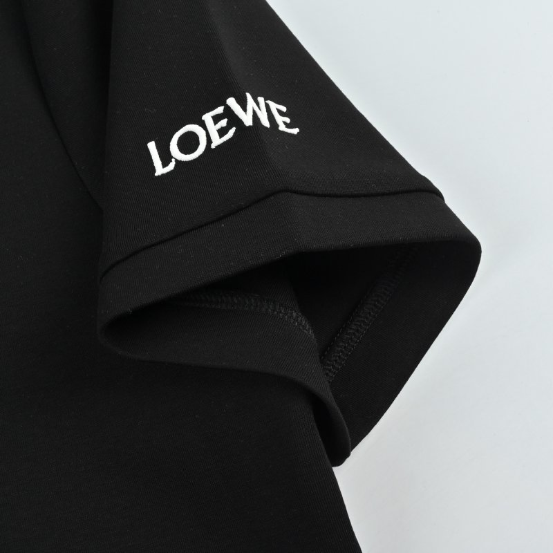 Loewe Embroidered Logo Black T-Shirt view