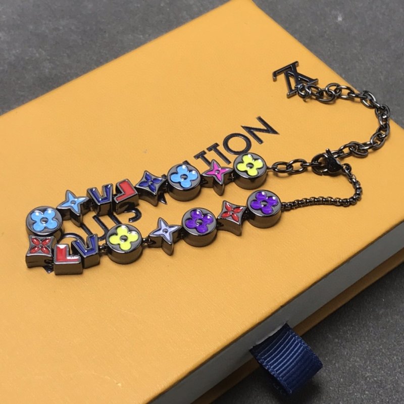 Louis Vuitton Monogram Party Enamel Beaded Bracelet Multi view