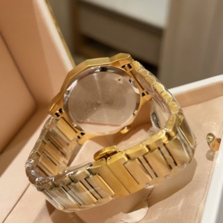 Versace Medusa Gold Quartz Watch with Green Dial view 4