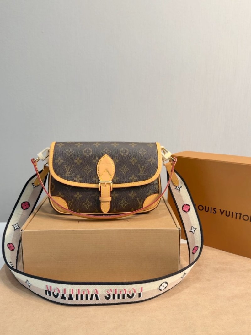 Louis Vuitton Monogram Sologne Crossbody Bag Tan