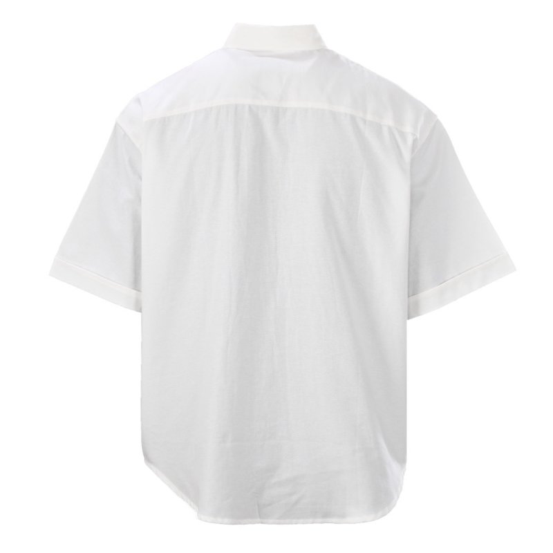 Classic White Oversized Button-Up Shirt view