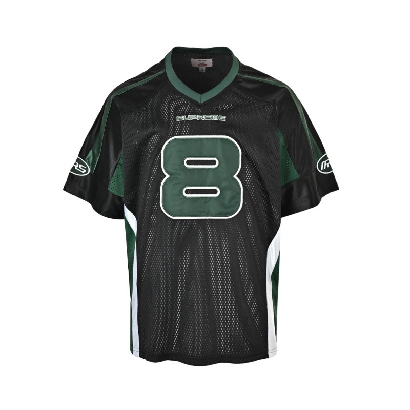 Supreme Black Green Colorblock Short Sleeve T-Shirt view