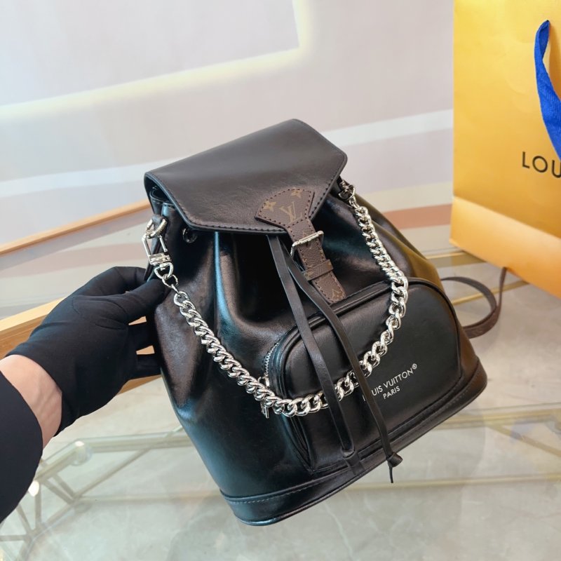 Louis Vuitton Montsouris Black Backpack view