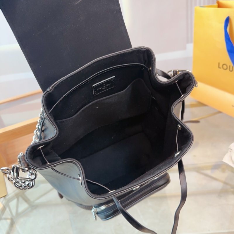 Louis Vuitton Montsouris Black Backpack view