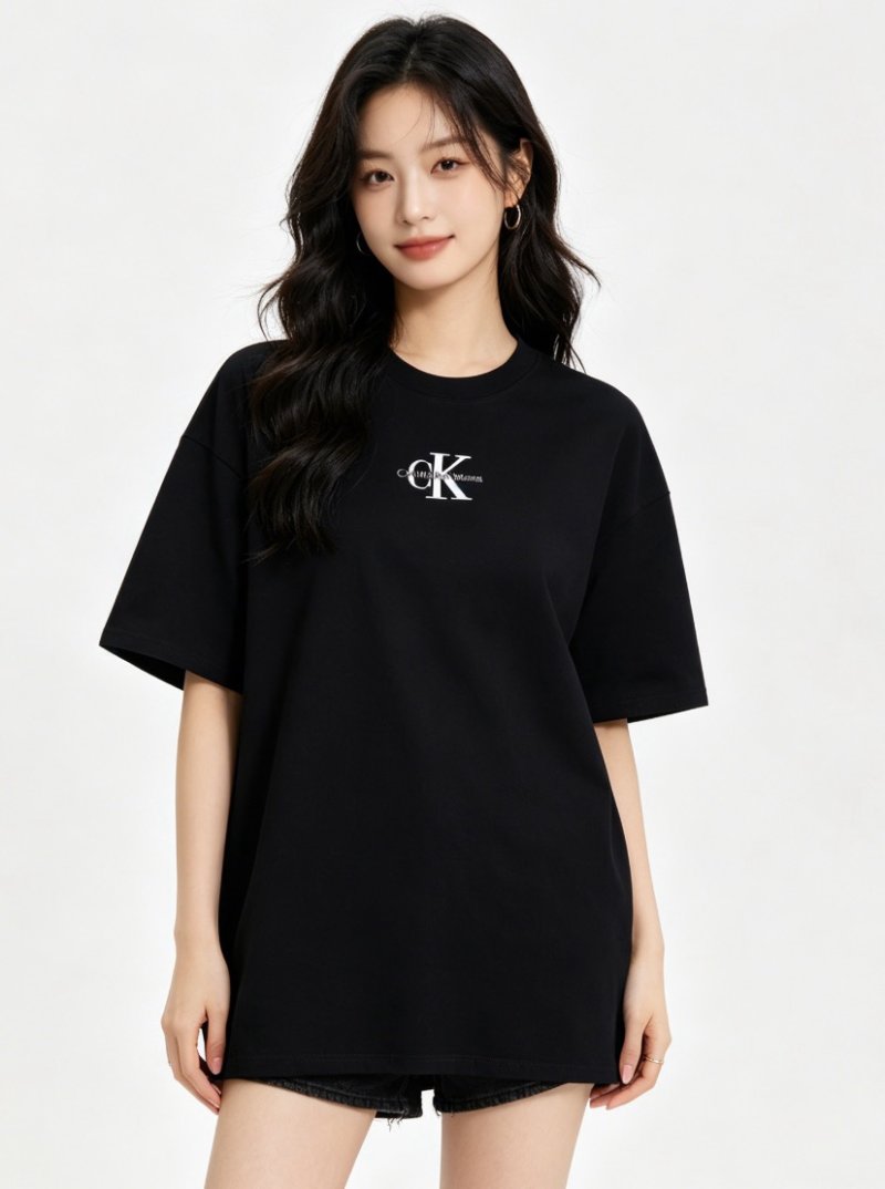 Calvin Klein Black CK Logo Short Sleeve T-Shirt