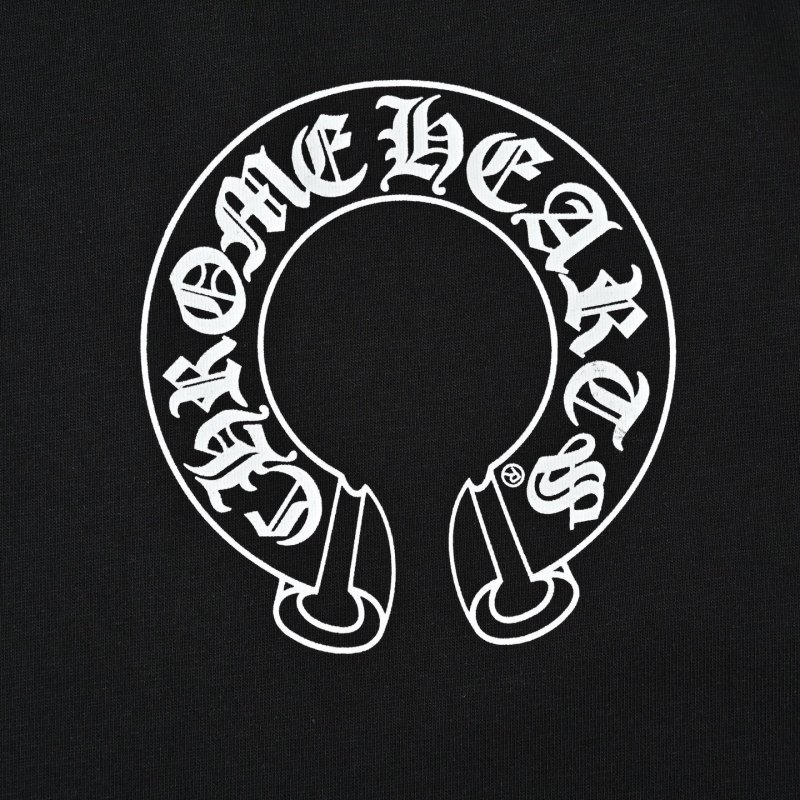 Chrome Hearts Black Horseshoe Logo Polo Shirt view