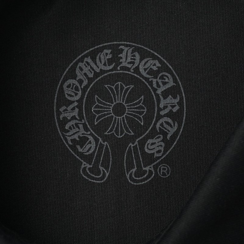 Chrome Hearts Black Horseshoe Logo Polo Shirt view