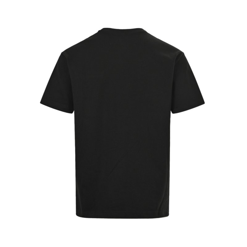 Black Short Sleeve T-Shirt with Chest Pocket Detail view
