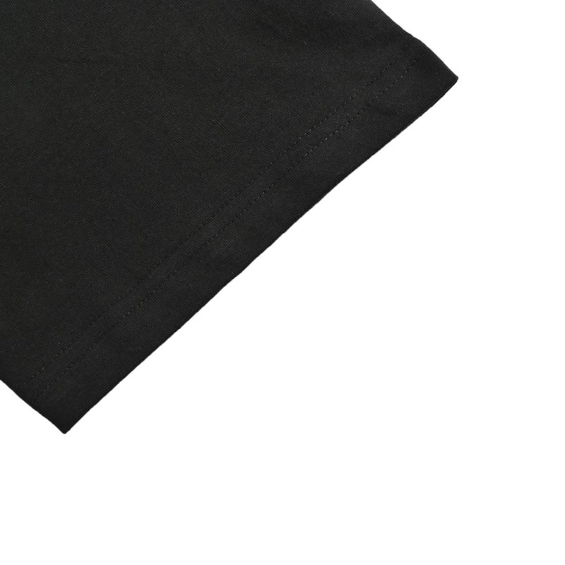 Black Short Sleeve T-Shirt with Chest Pocket Detail view