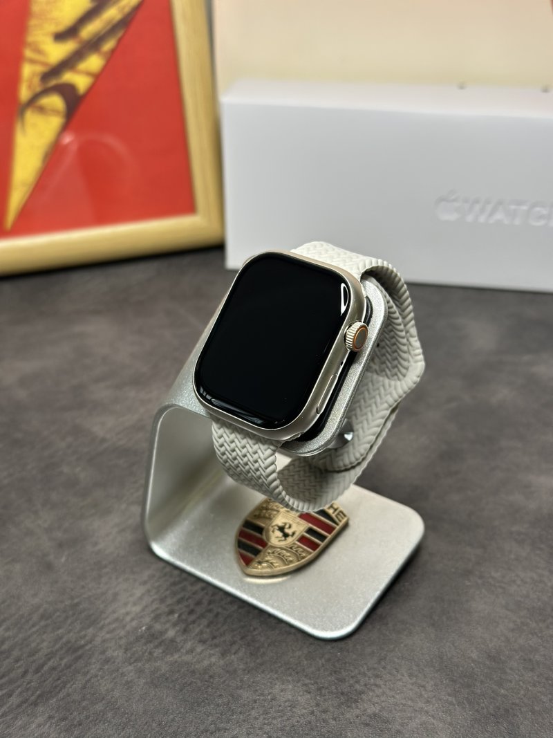 Apple Watch Series 9 46mm Aluminum Sport Band Silver