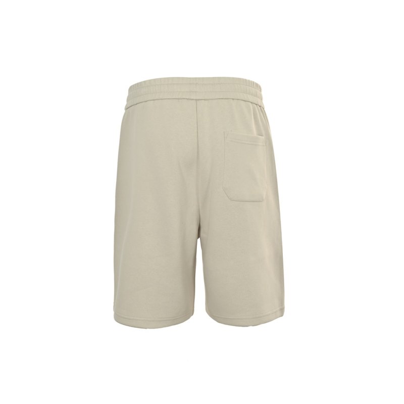 Cream Embroidered Drawstring Shorts view