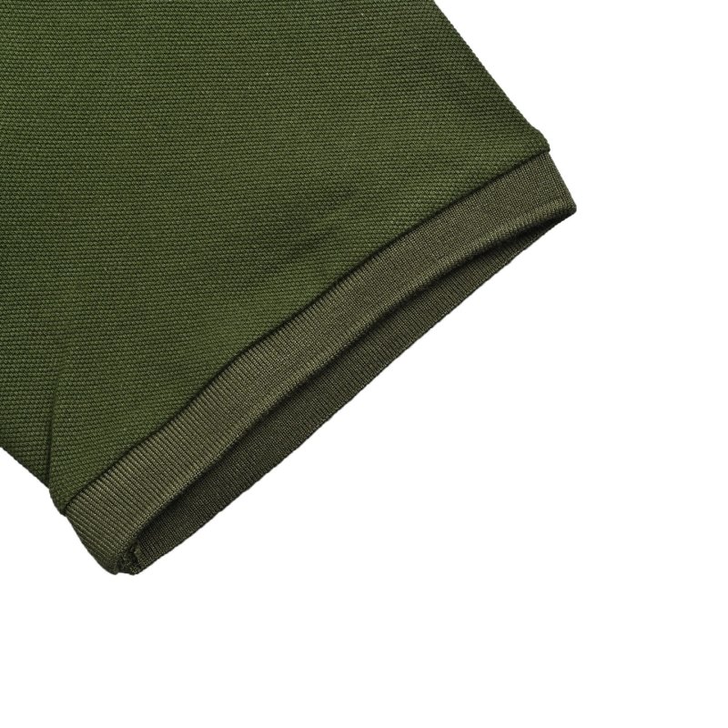 Prada Triangle Logo Polo Shirt Sage Green view