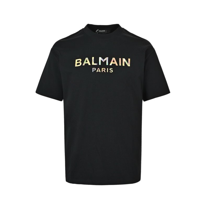 Balmain Paris Black Short Sleeve T-Shirt
