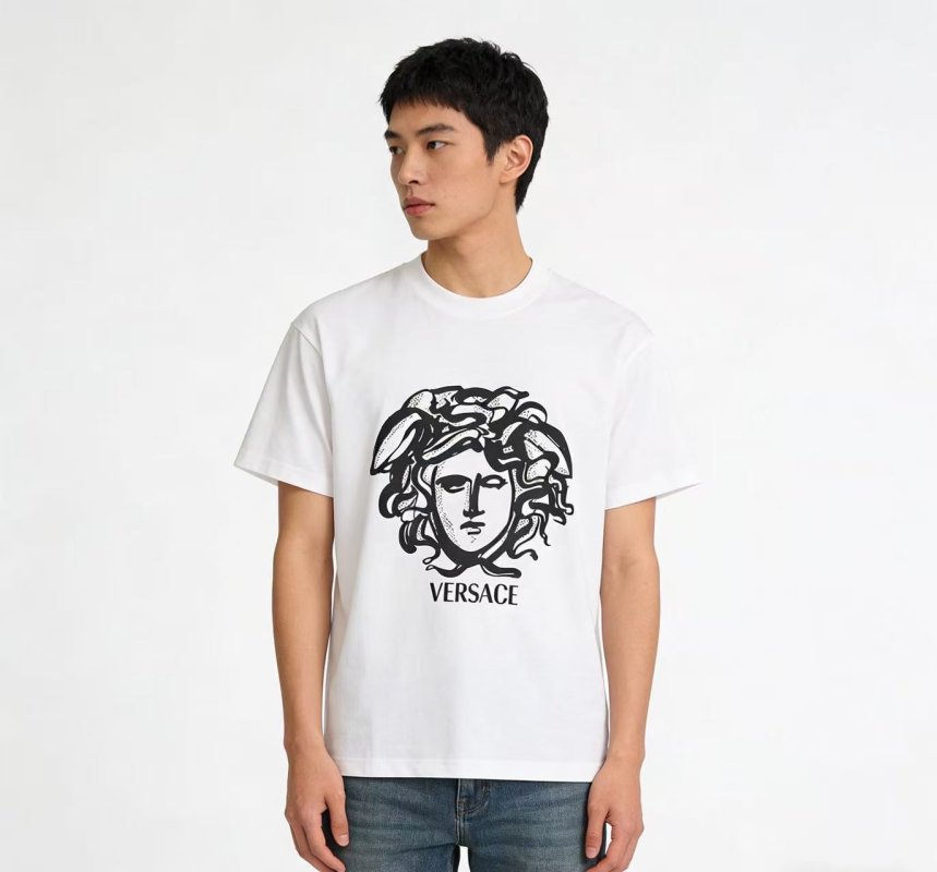 Versace Medusa Head White T-Shirt