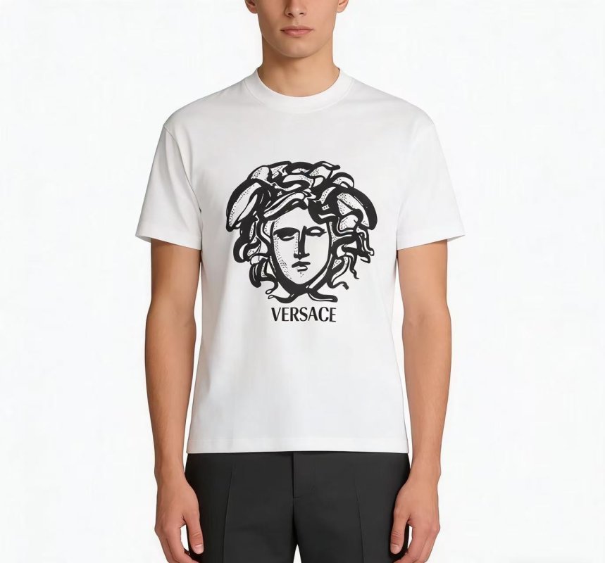 Versace Medusa Head White T-Shirt view