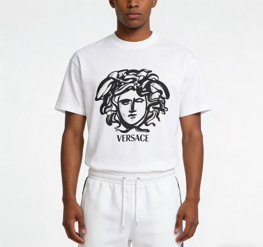 Versace Medusa Head White T-Shirt view