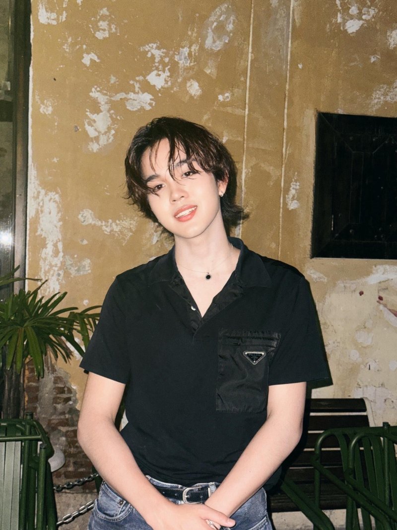 Prada Black Short Sleeve Polo Shirt view