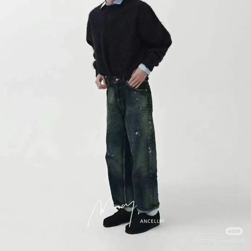 Dark Wash Relaxed Fit Jeans view